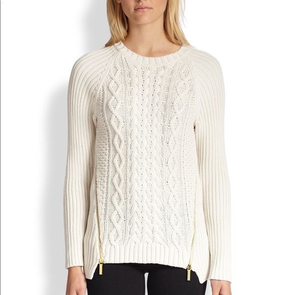 michael kors white sweater